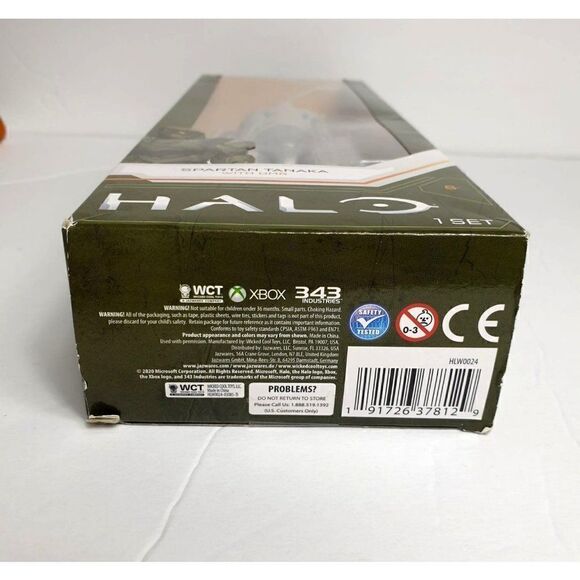 HALO Spartan Tanaka 12" Action Figure with DMR Wave 1 Lg Figure NWT - Picture 6 of 9